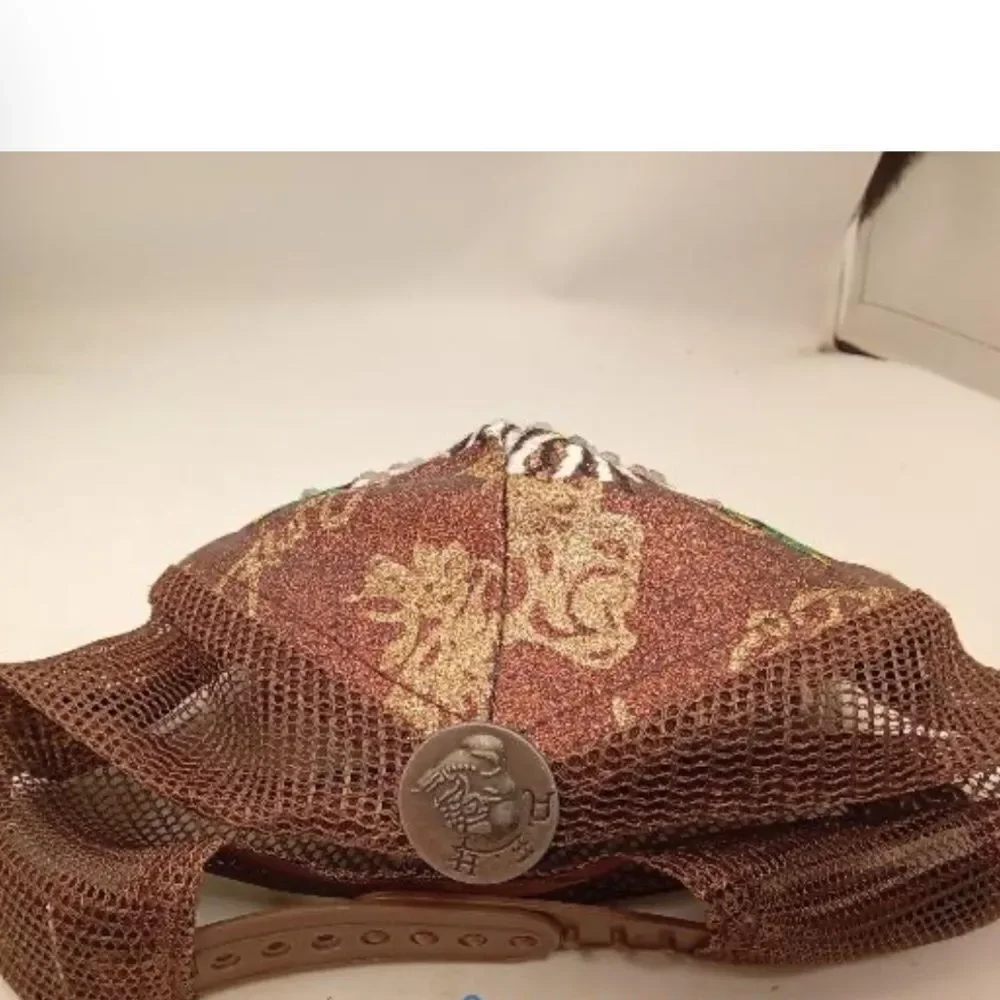 Ed Hardy Women Brown Hat Size7